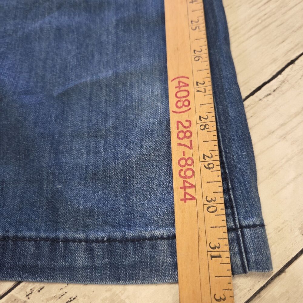 NWT Flamingals Womens XS Wide Leg Mid Rise Jeans Front Patch Pockets - Picture 6 of 11